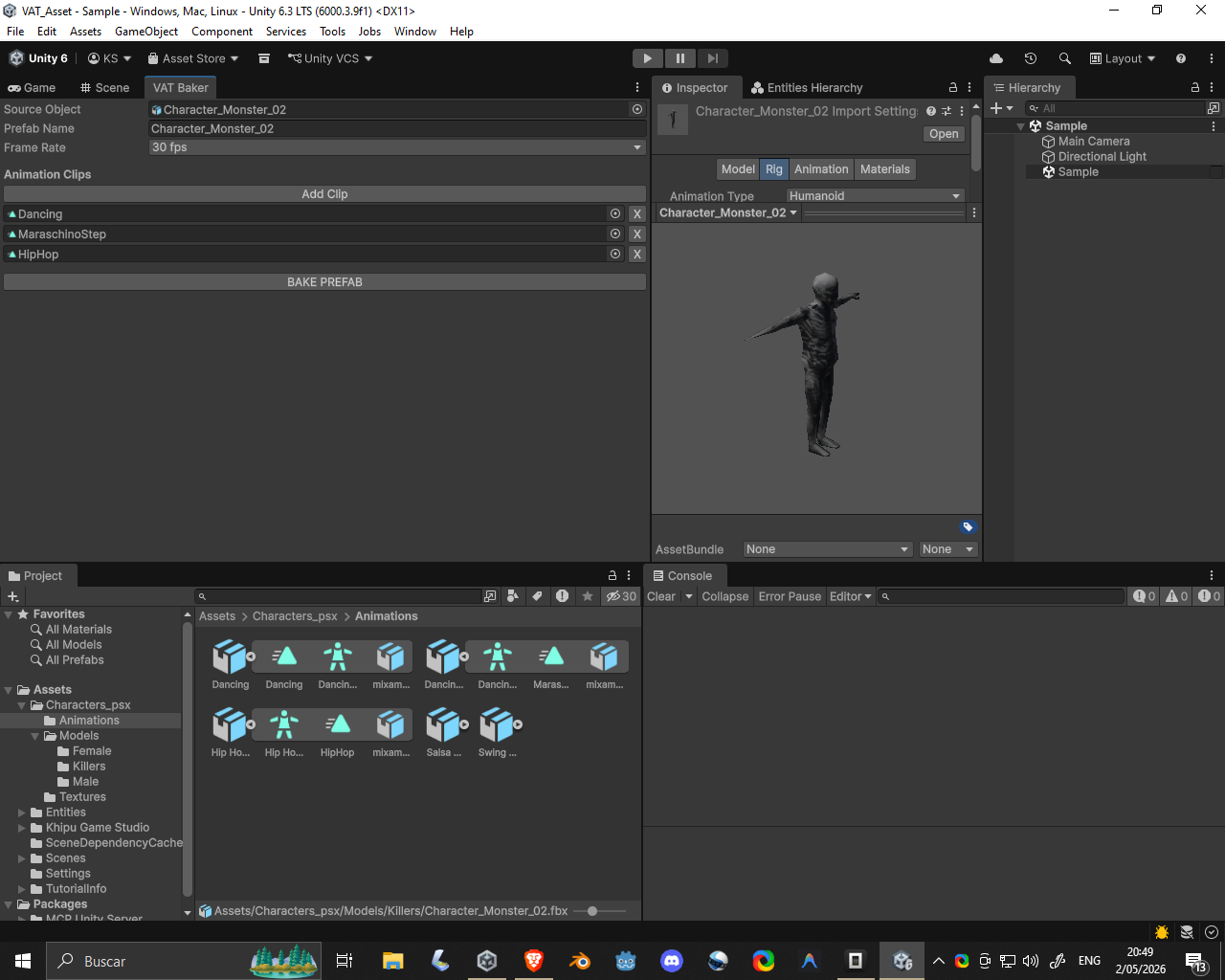 VAT_Baker Animation